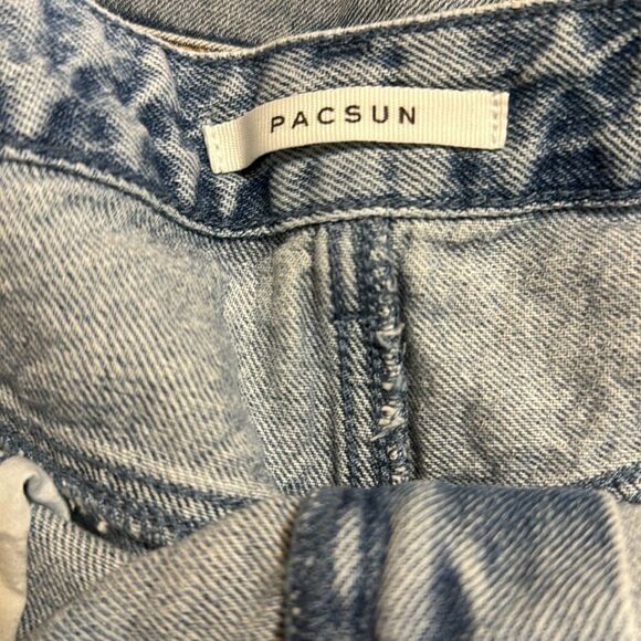 Pacsun high rise festival cutoff distressed denim shorts size 28 - Picture 8 of 9